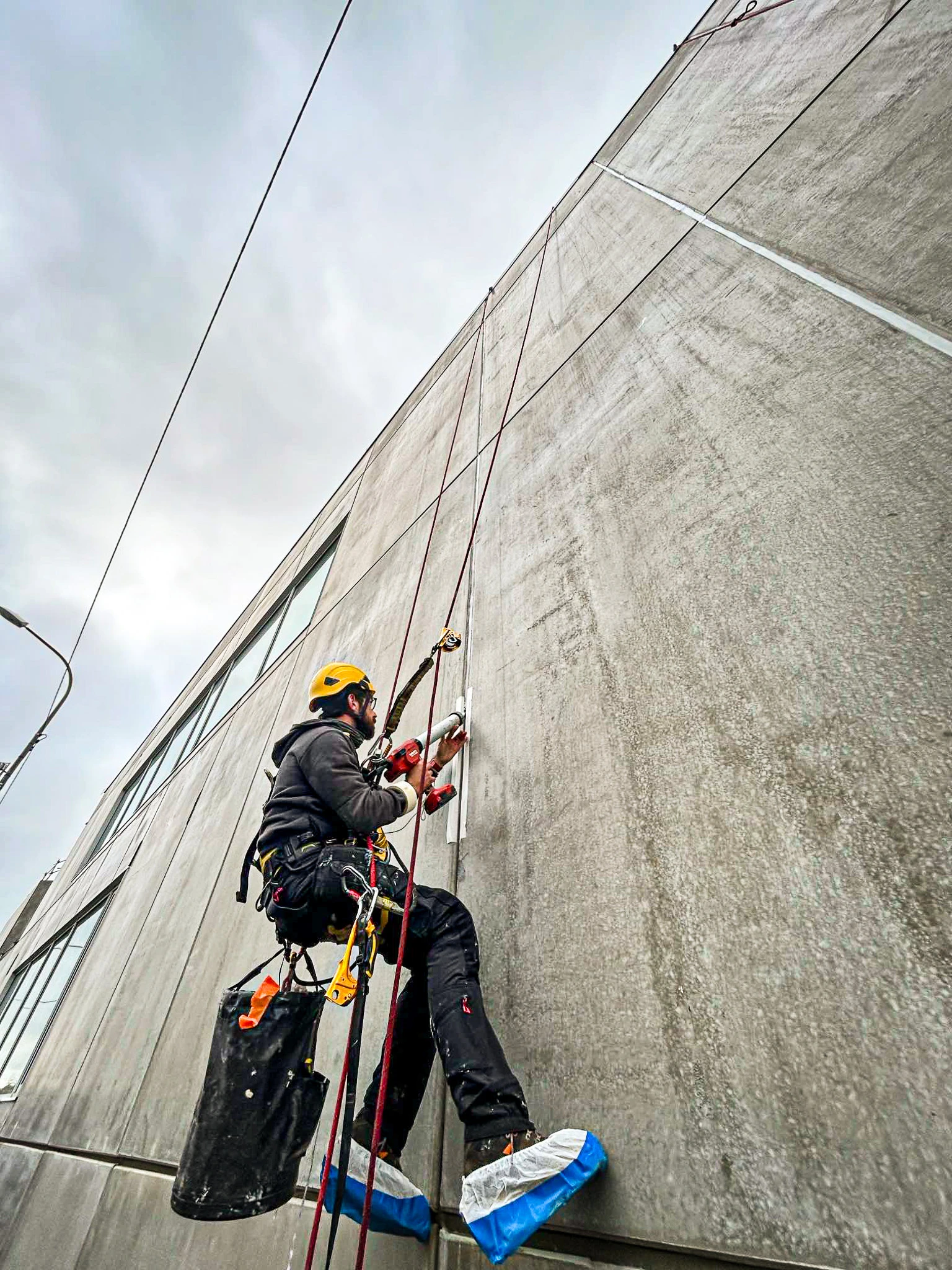 Intervention de cordistes MS Access pour l’étanchéité dans le détail chez DELTA CONSTRUCTION à Talence (bâtiment) – 2